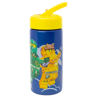 LEGO NINJAGO, Vattenflaska med sugrör, 420ml