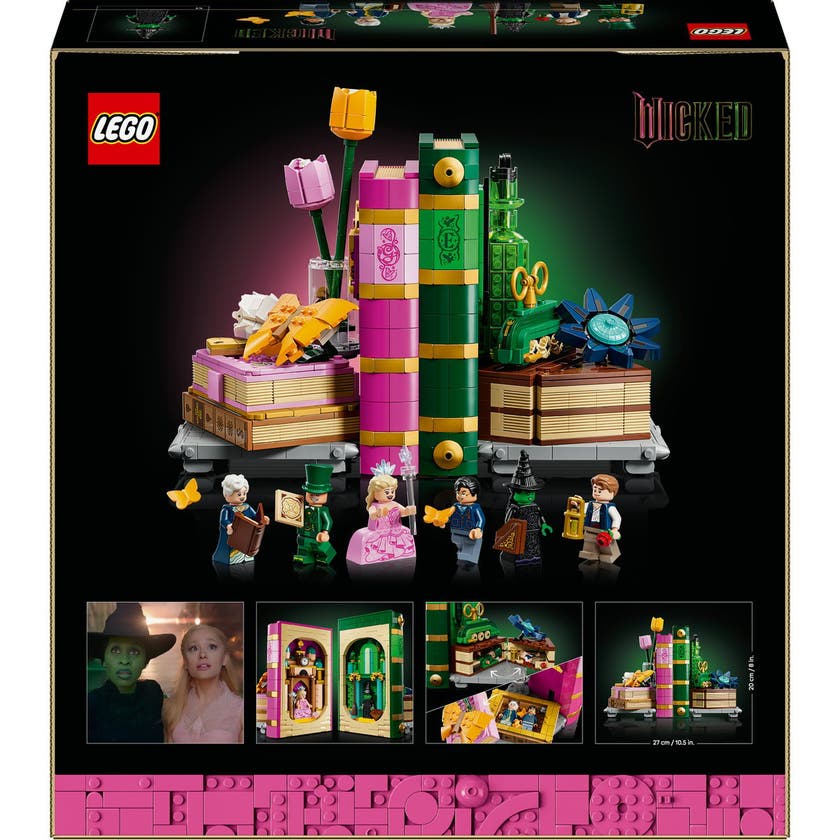 LEGO Wicked 75691, Glinda & Elphaba – bokstöd