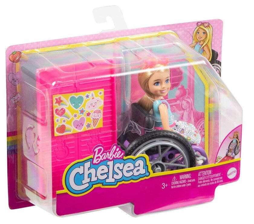 Barbie Chelsea med rullstol