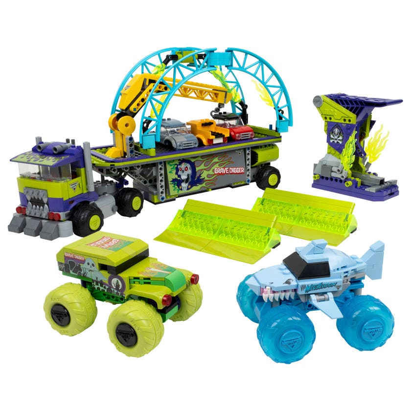 BLDR Monster Jam Arena Konstruktionsleksak