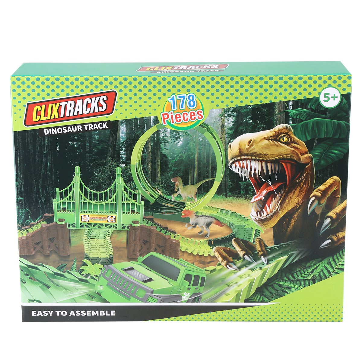 Clixtracks Dinosaurie bana 178 delar