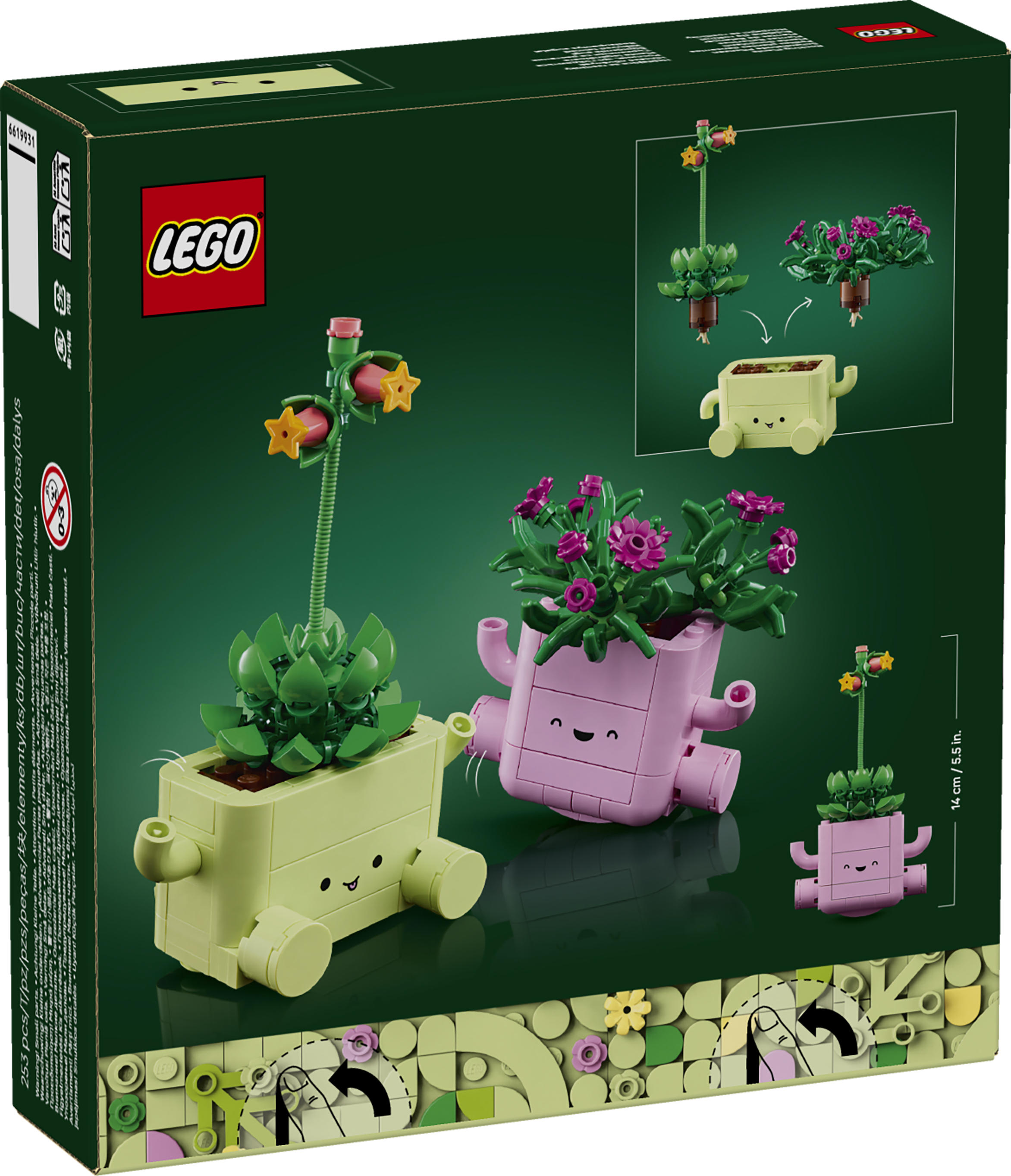 LEGO® Botanicals Gungande växter Blomsterbyggset 11506