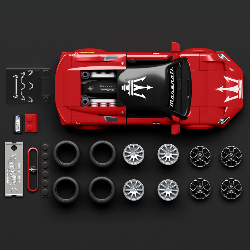 Mattel Brick Shop Hot Wheels Maserati MC20-byggsats