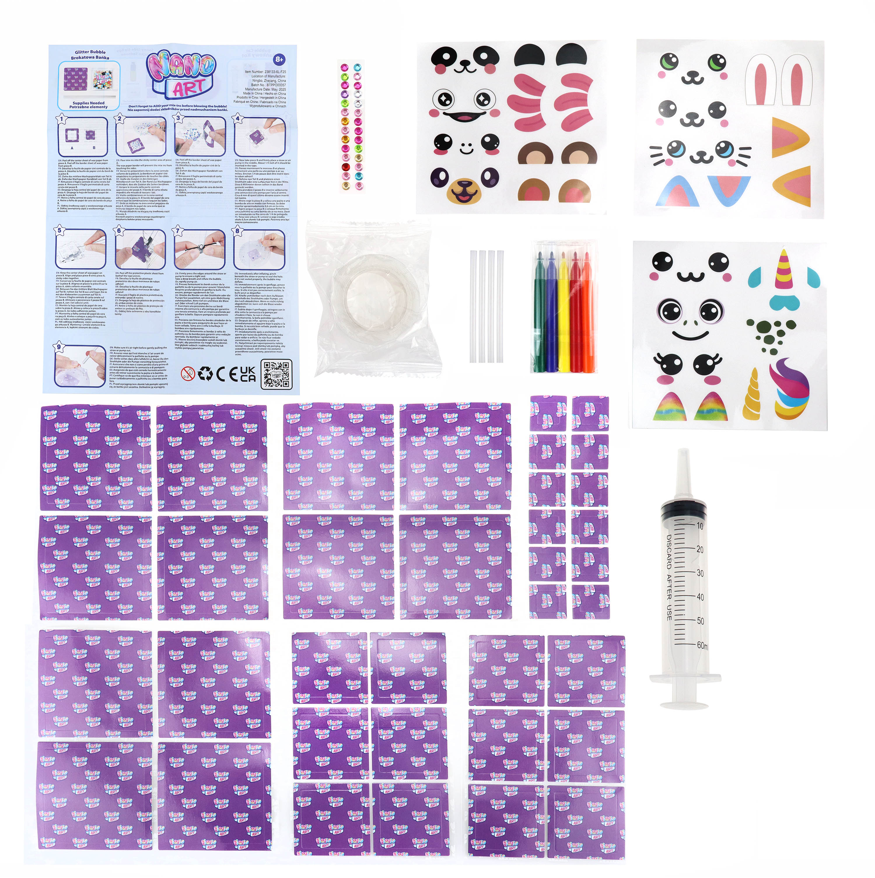 Nano Art, Fill And Squish Friends