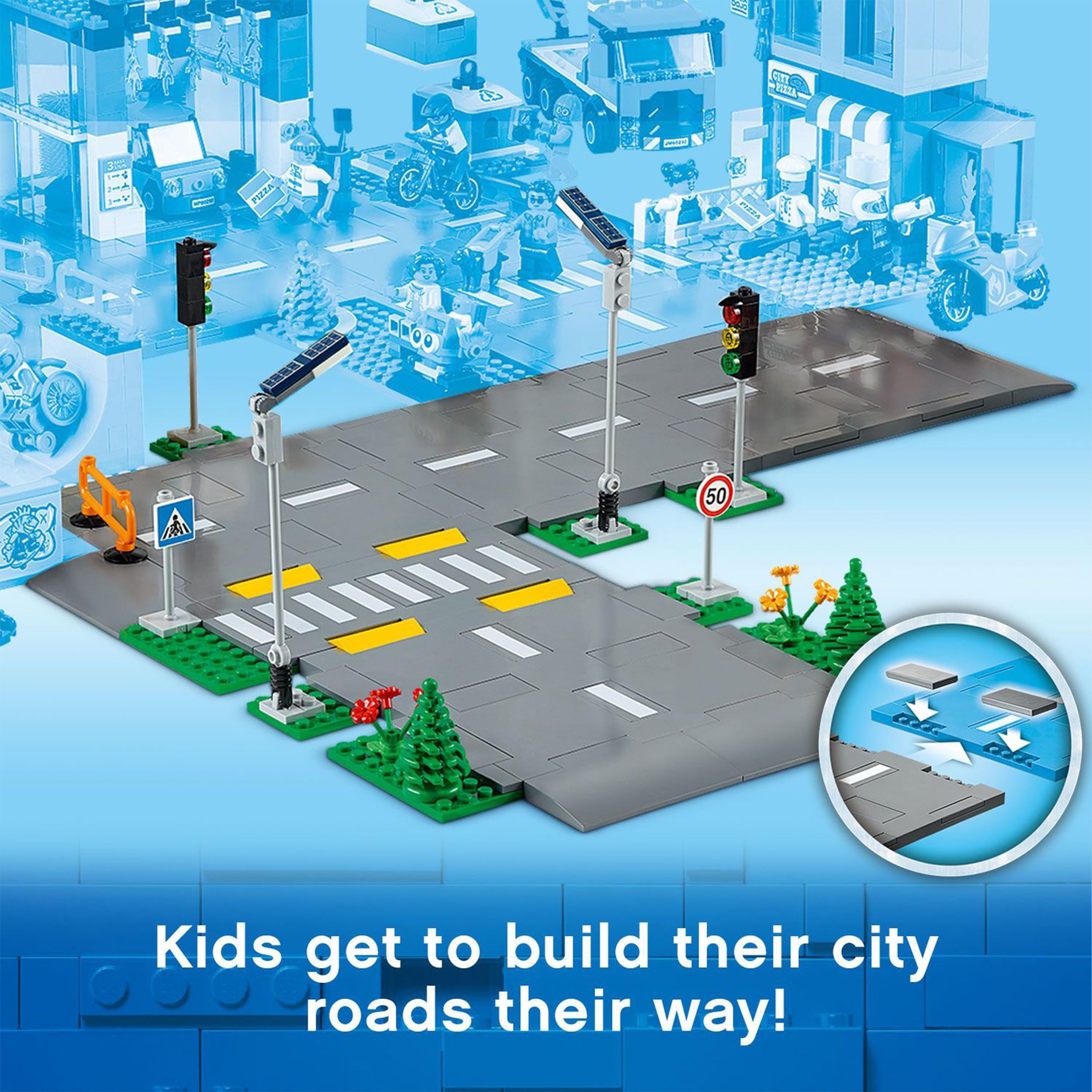 LEGO City Town 60304, Vägplattor