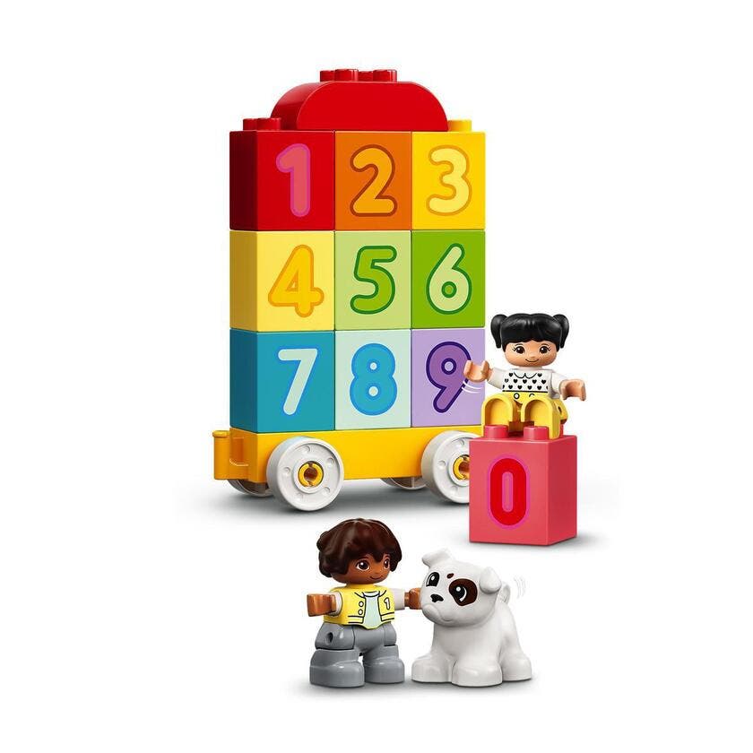 LEGO DUPLO My First 10954, Siffertåg – Lär dig räkna