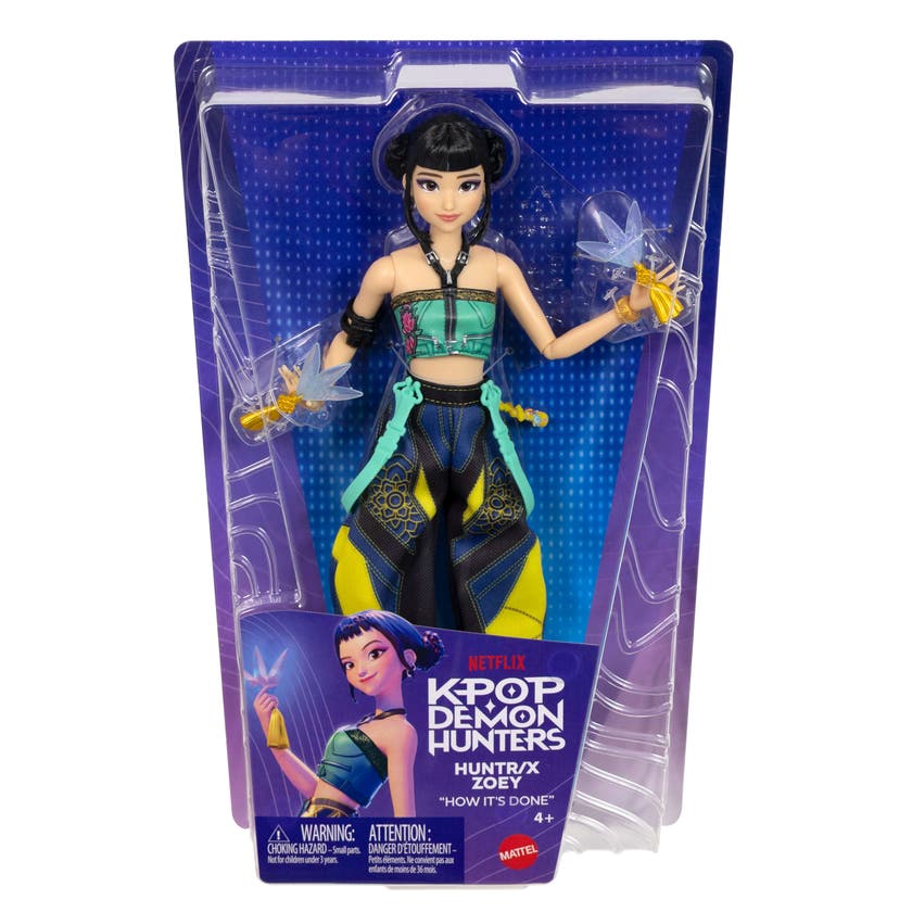 K-Pop Demon Hunters Zoey-modedocka med tillbehör