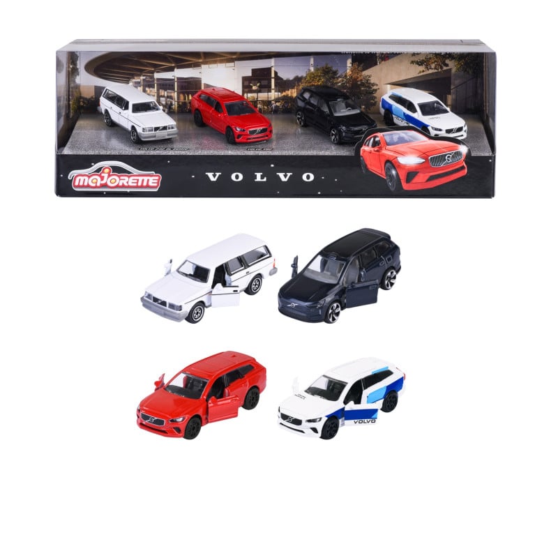 Majorette Volvo Bilar  4-Pack Presentförpackning