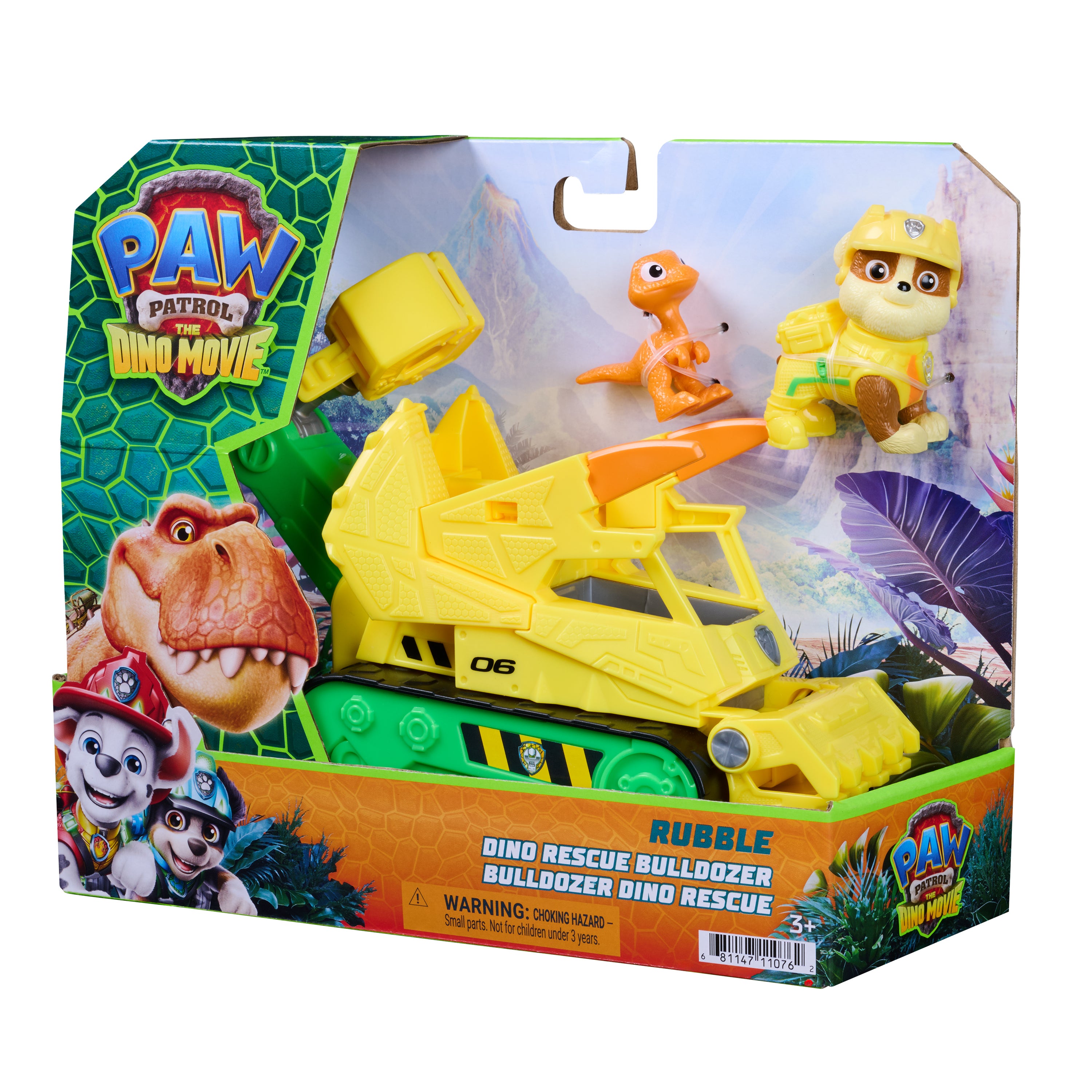 Paw Patrol Movie 3 Dino-fordon Rubble