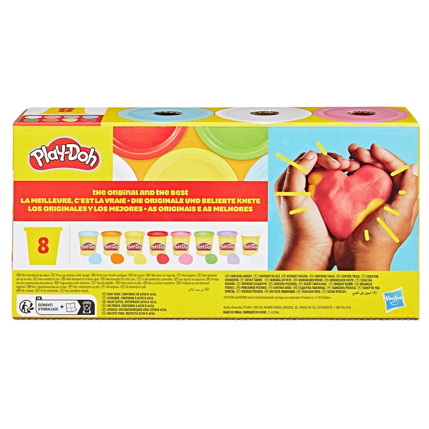Play-Doh 8-pack lera i olika färger