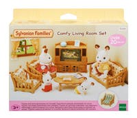Sylvanian Families - Soffgrupp med TV set