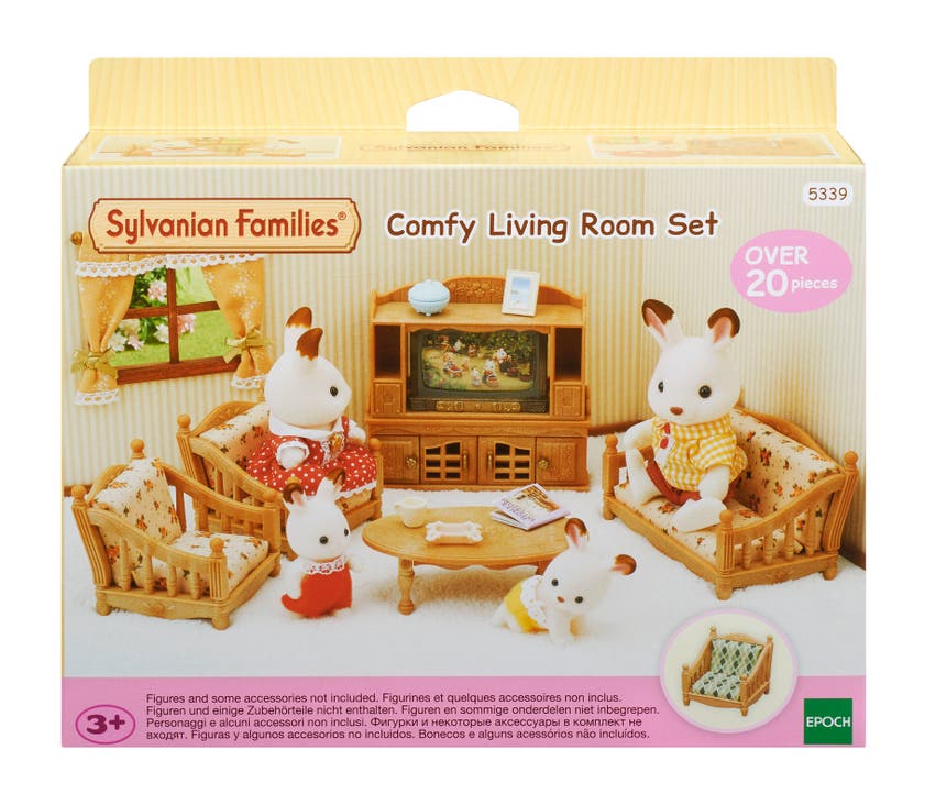 Sylvanian Families - Soffgrupp med TV set