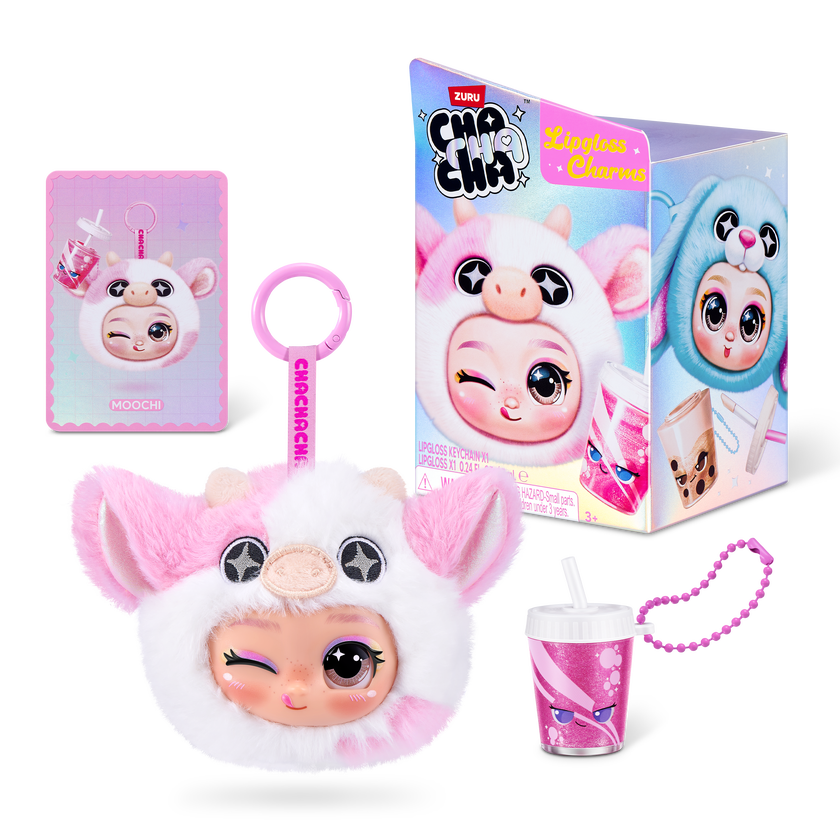 Cha Cha Cha Character Lipgloss Nyckelring
