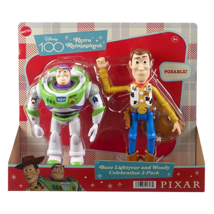 Toy Story Woody och Buzz Pizza Planet äventyr - 2-pack