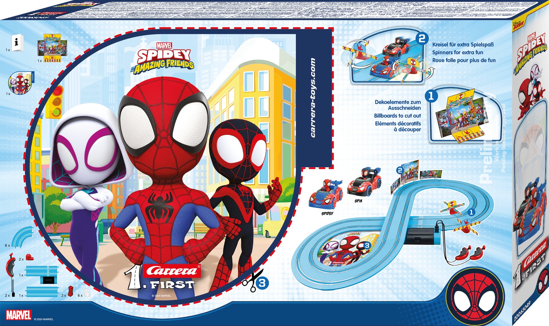 Carrera 1st Spidey Web Spinners Racerbana