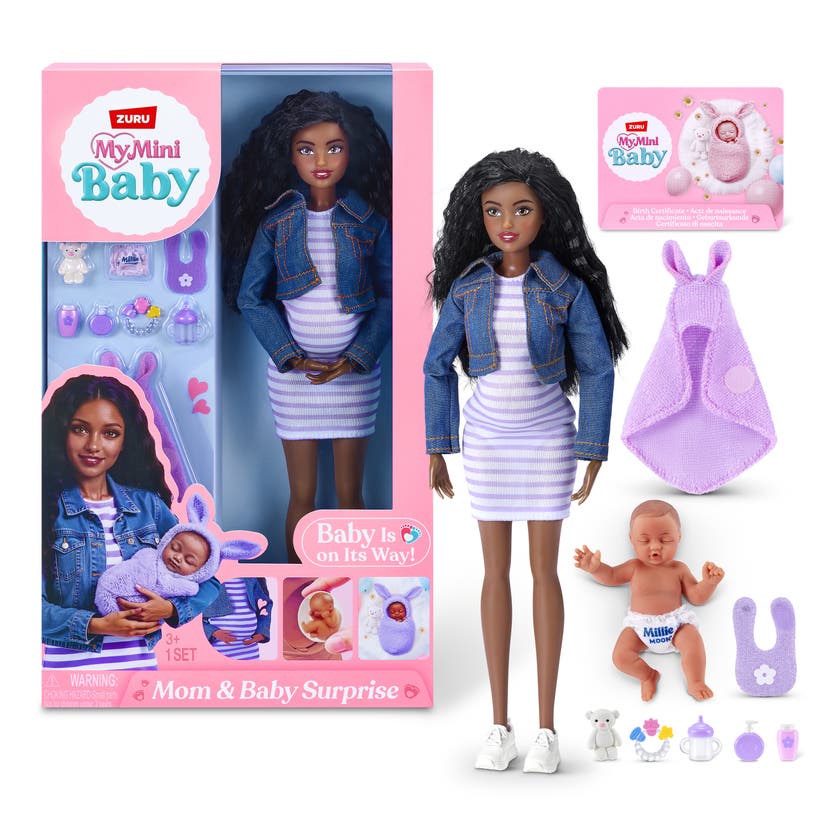 My Mini Mom & Baby Surprise docka