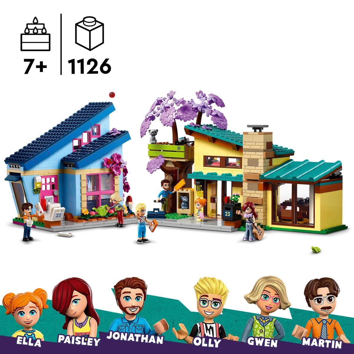 LEGO Friends 42620, Ollys och Paisleys familjehus