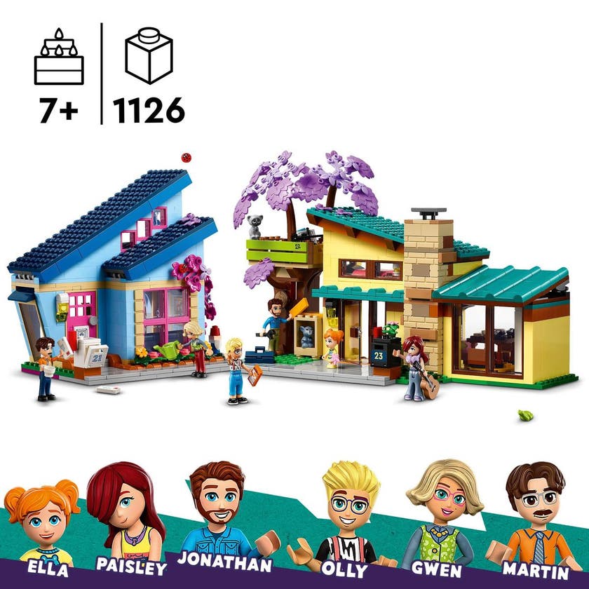 LEGO Friends 42620, Ollys och Paisleys familjehus