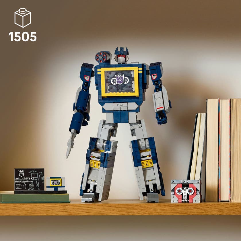 LEGO® Icons Transformers: Soundwave Modellbyggset för vuxna 10358