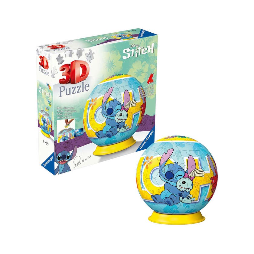 Ravensburger, Disney Stitch 3D Puzzle 72P