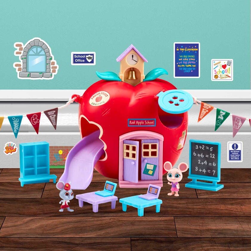 Mouse In The House, The Red Apple School Playset