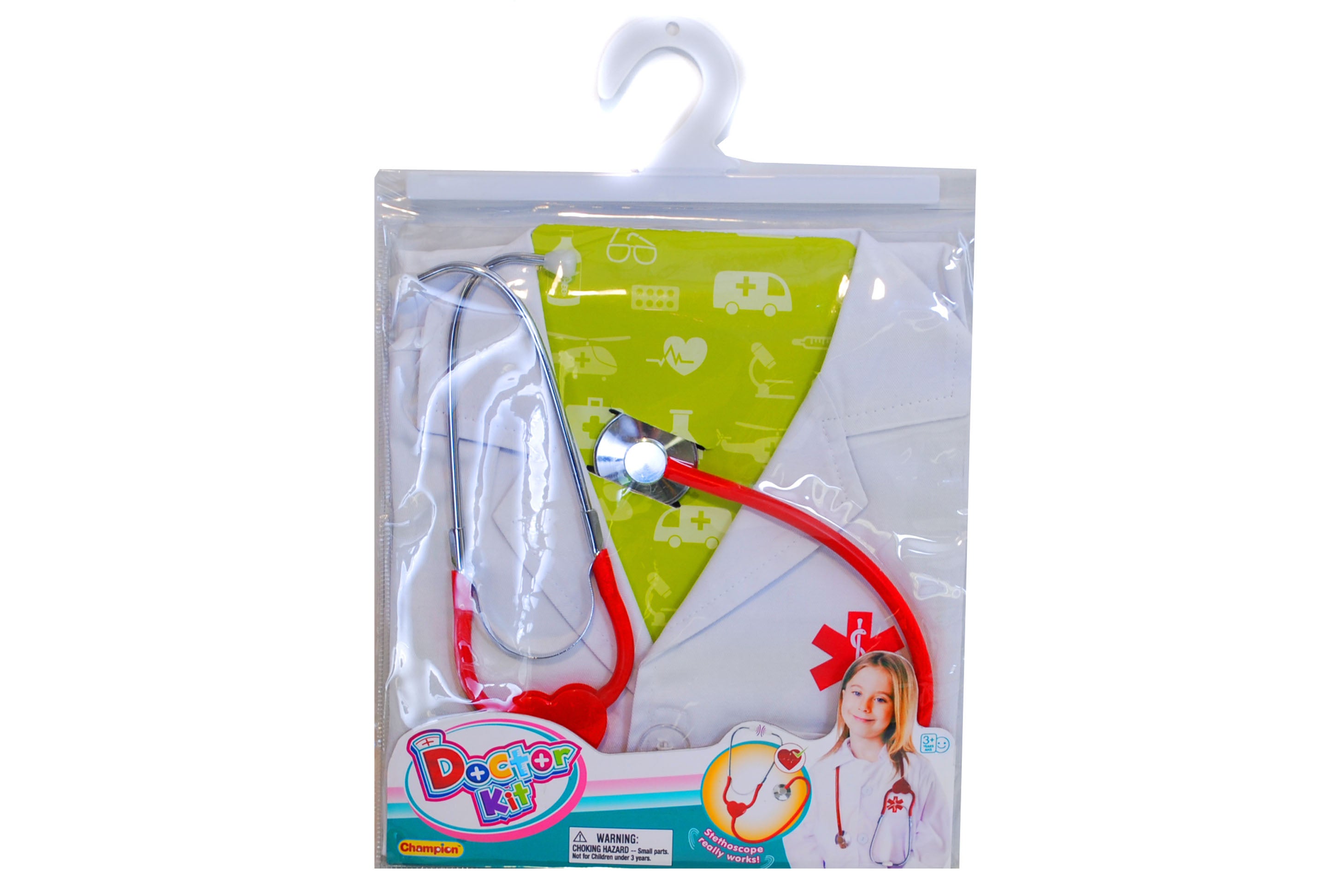 Doktorsrock 3-6År M Stetoskop