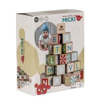 Micki bokstavsklossar 36 st