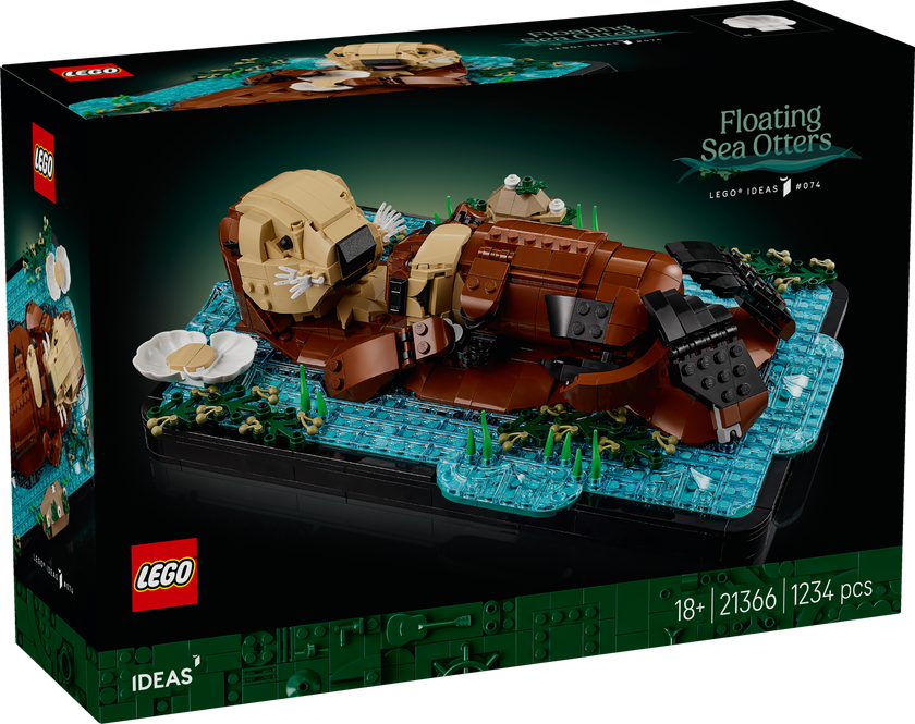 LEGO® Ideas Flytande havsuttrar Byggset 21366