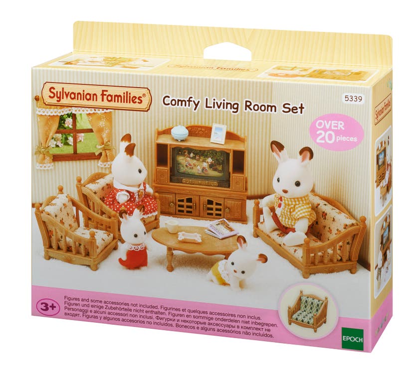 Sylvanian Families - Soffgrupp med TV set