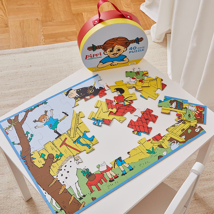 Pippi Suitcase with puzzle 40 pcs