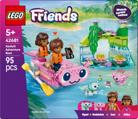 LEGO® Friends Äventyrsbåt med axolotler 42681