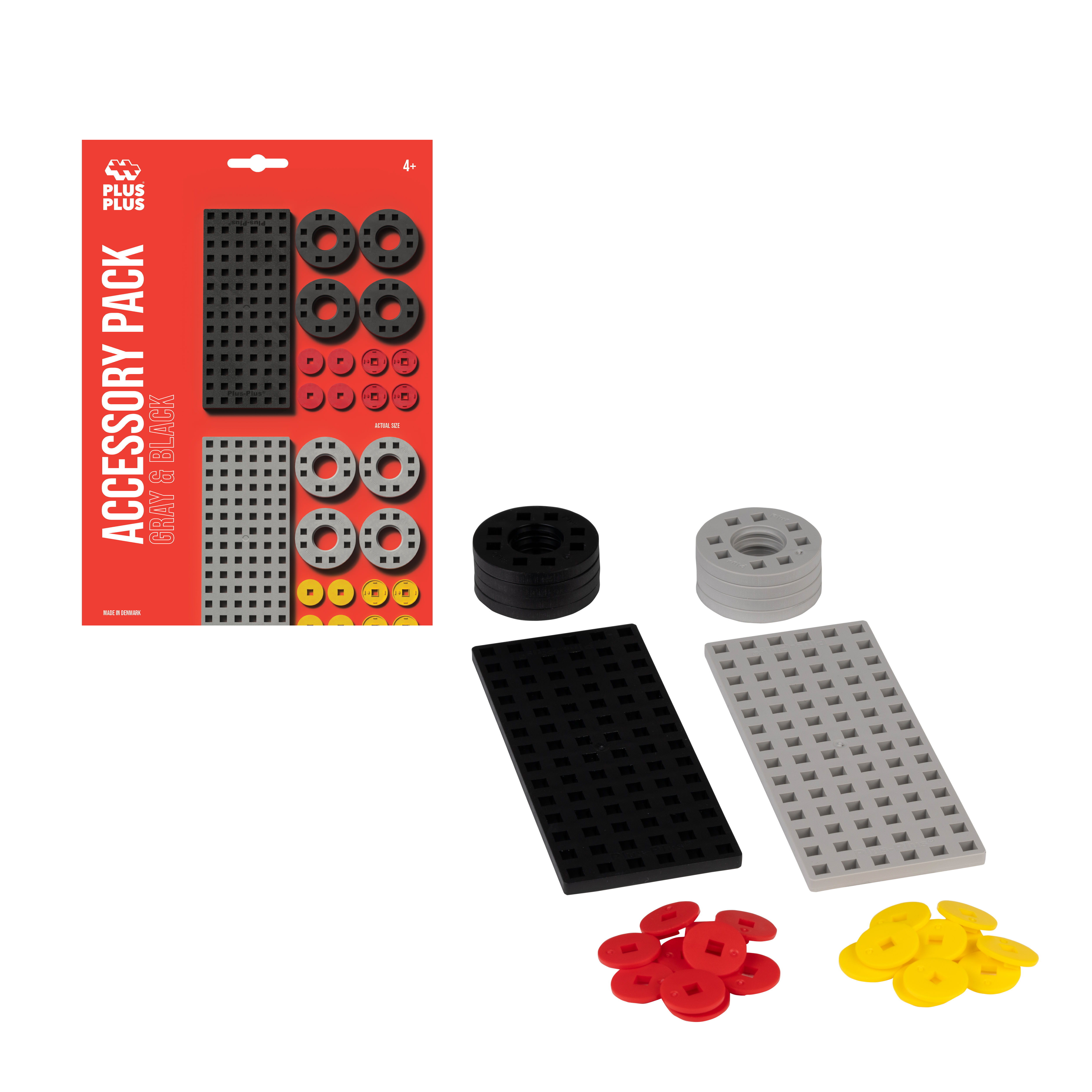 Plus-Plus - Accessory Pack / Gray & Black