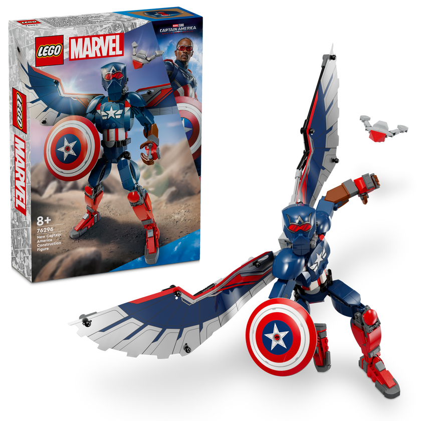 LEGO® Marvel Byggfigur – Nya Captain America Byggbar leksak 76296