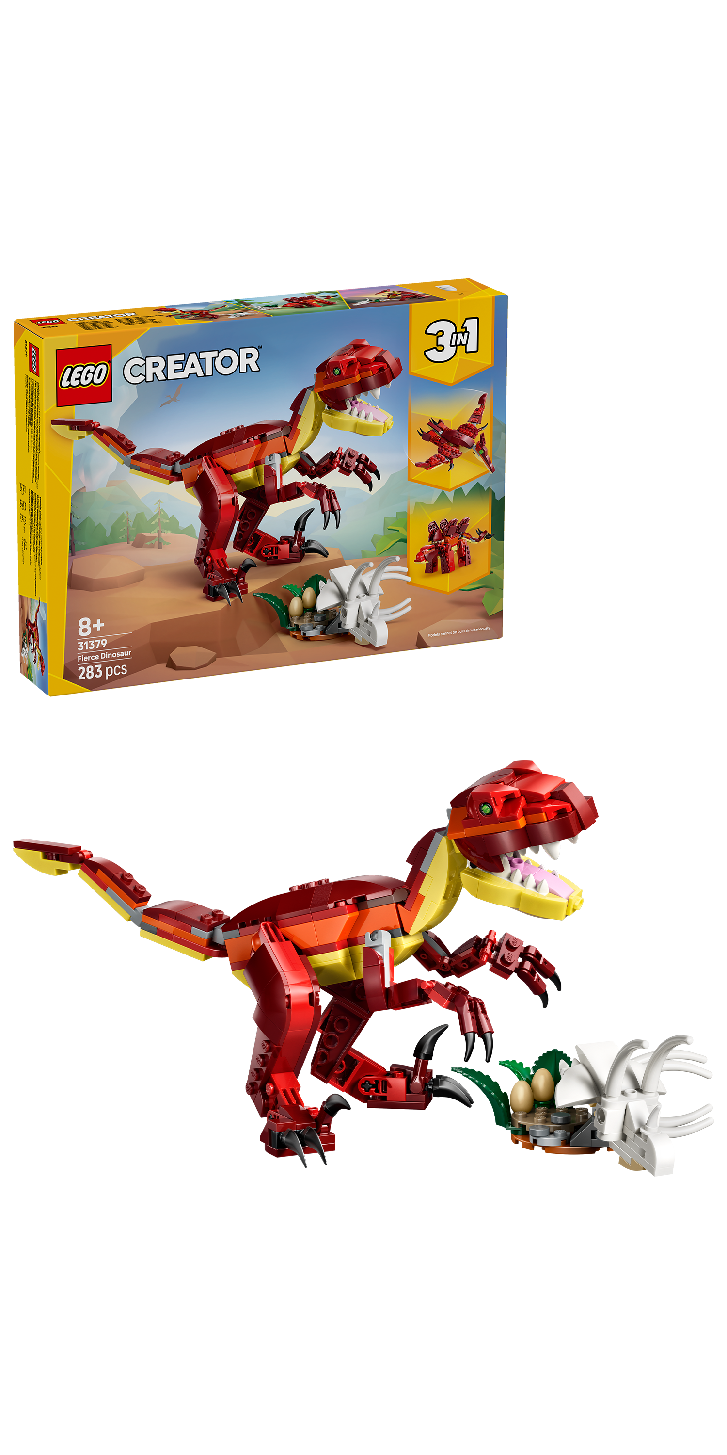 LEGO® Creator 3-i-1 Vildsint dinosaurie Leksak 31379