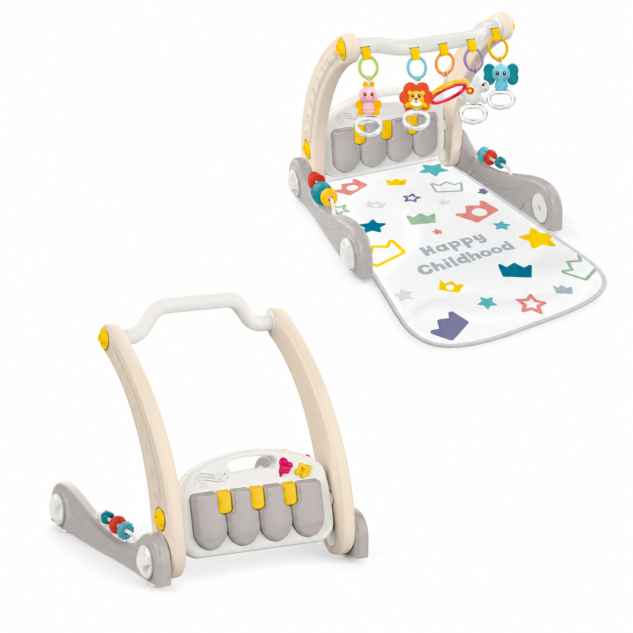 KID, Babygym m. piano och gåvagn