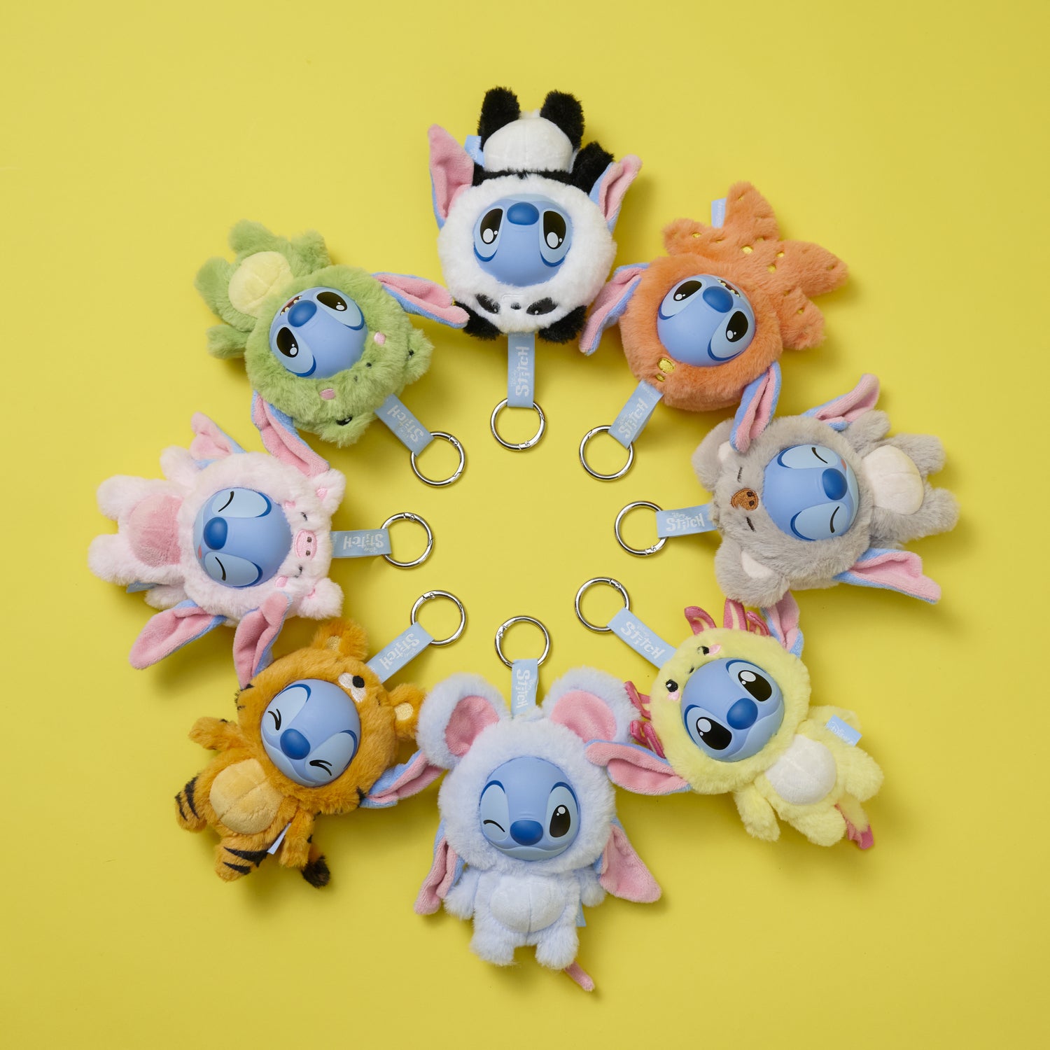 Disney YuYus Stitch Mystery Plush nyckelring 12 cm