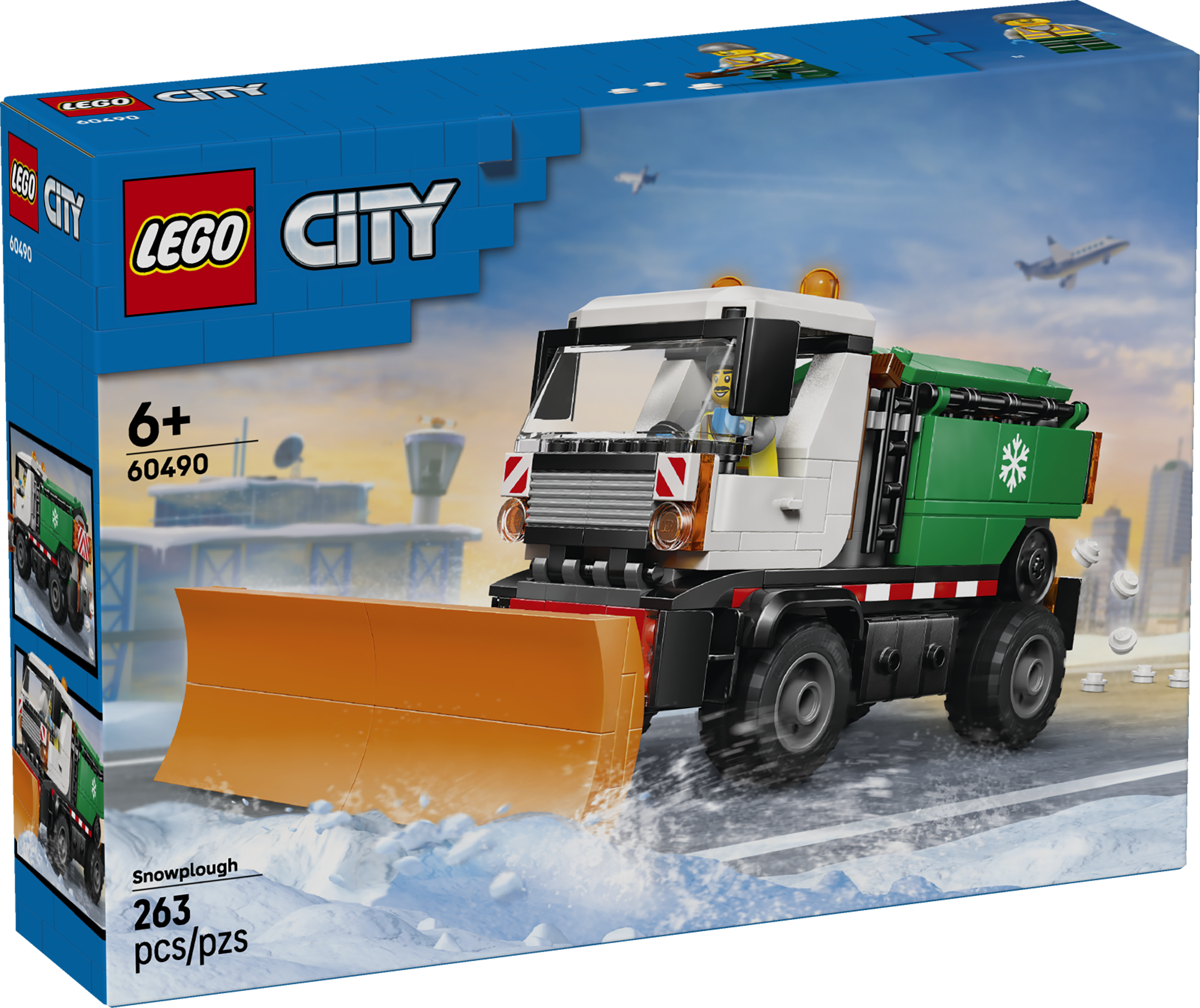 LEGO® City Snöplog Leksaksfordon med minifigur 60490