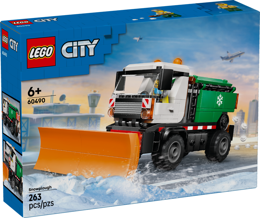 LEGO® City Snöplog Leksaksfordon med minifigur 60490