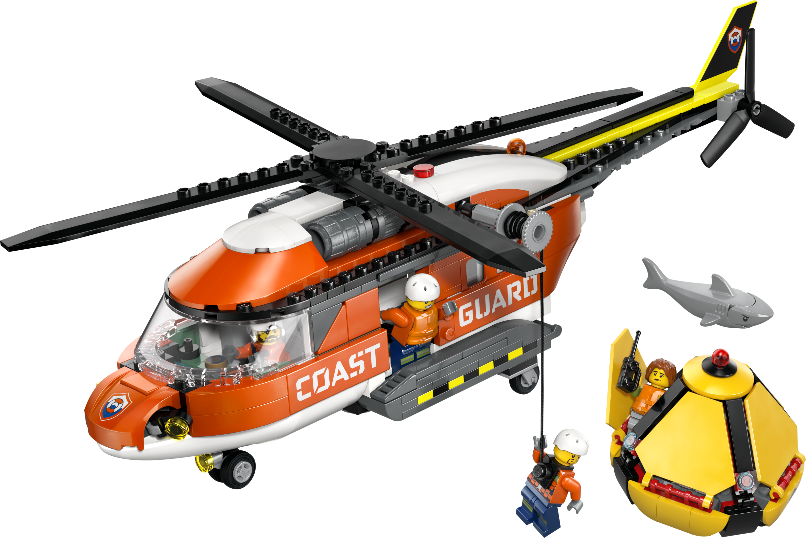 LEGO® City Kustbevakningens helikopter, Bygg- och lekset 60503