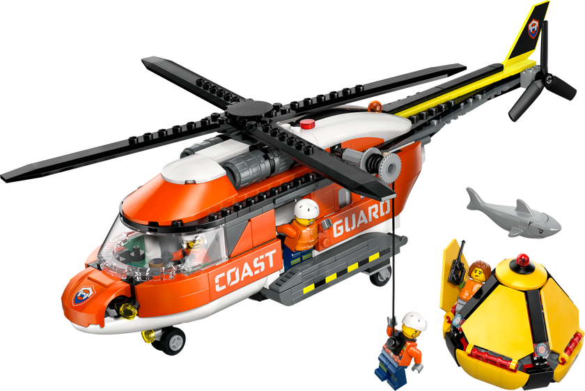 LEGO® City Kustbevakningens helikopter, Bygg- och lekset 60503