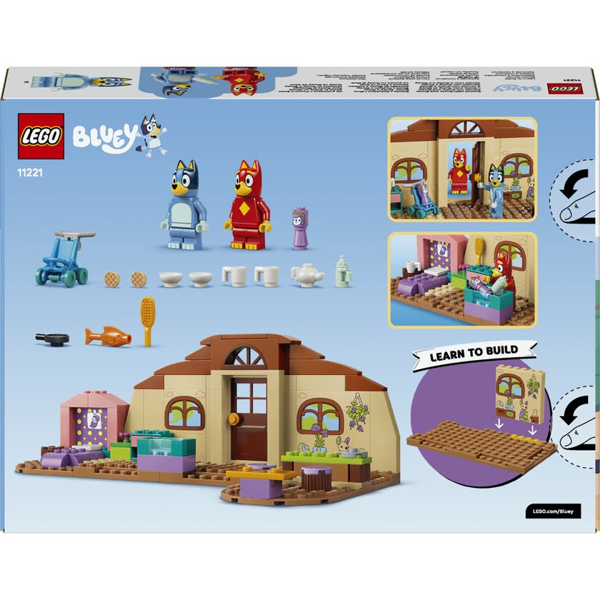 LEGO® Bluey Skolan med Rusty och Bluey Byggleksak 11221