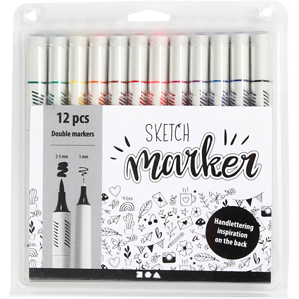 Sketch Marker, standardfärger