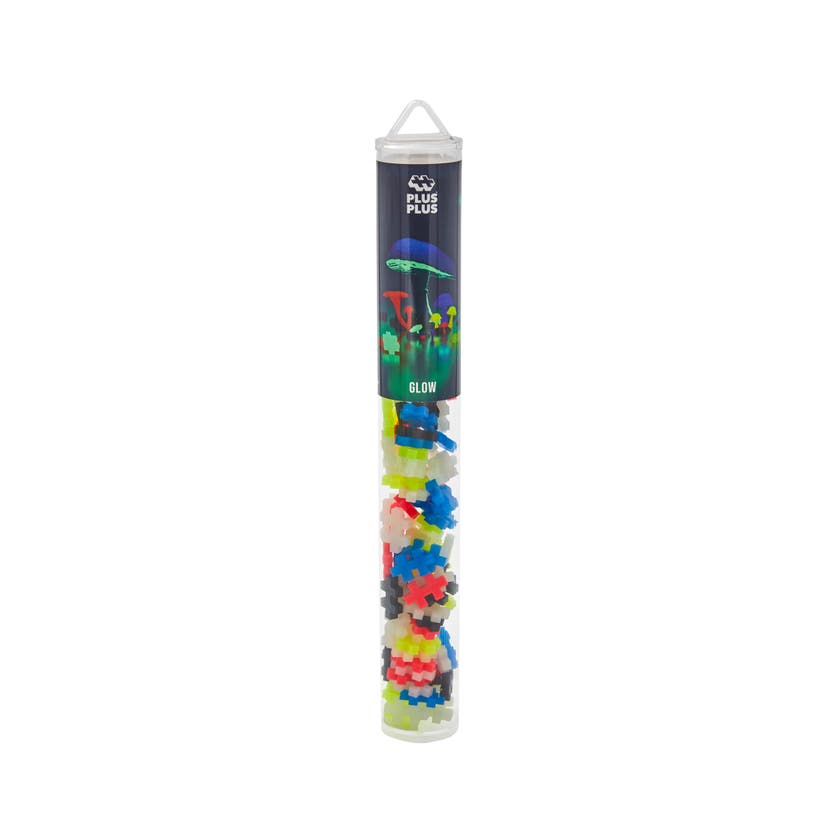 Plus-Plus, Glowmix Tube / 100 pcs.