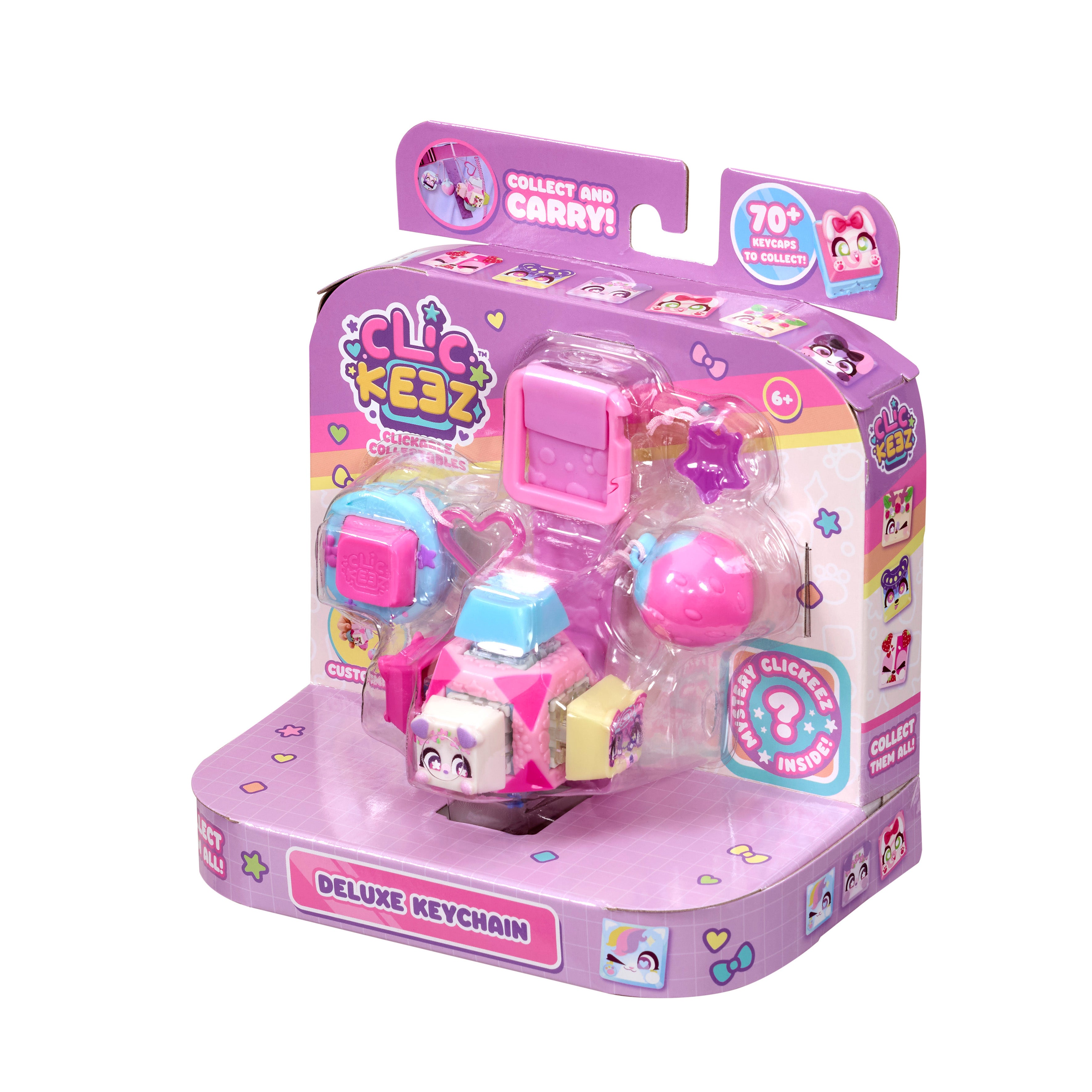 Clickeez Deluxe Nyckelring - klickande knappar