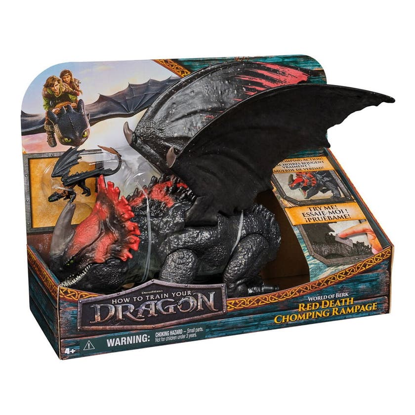 Dragons Movie Red Death Chomping Rampage