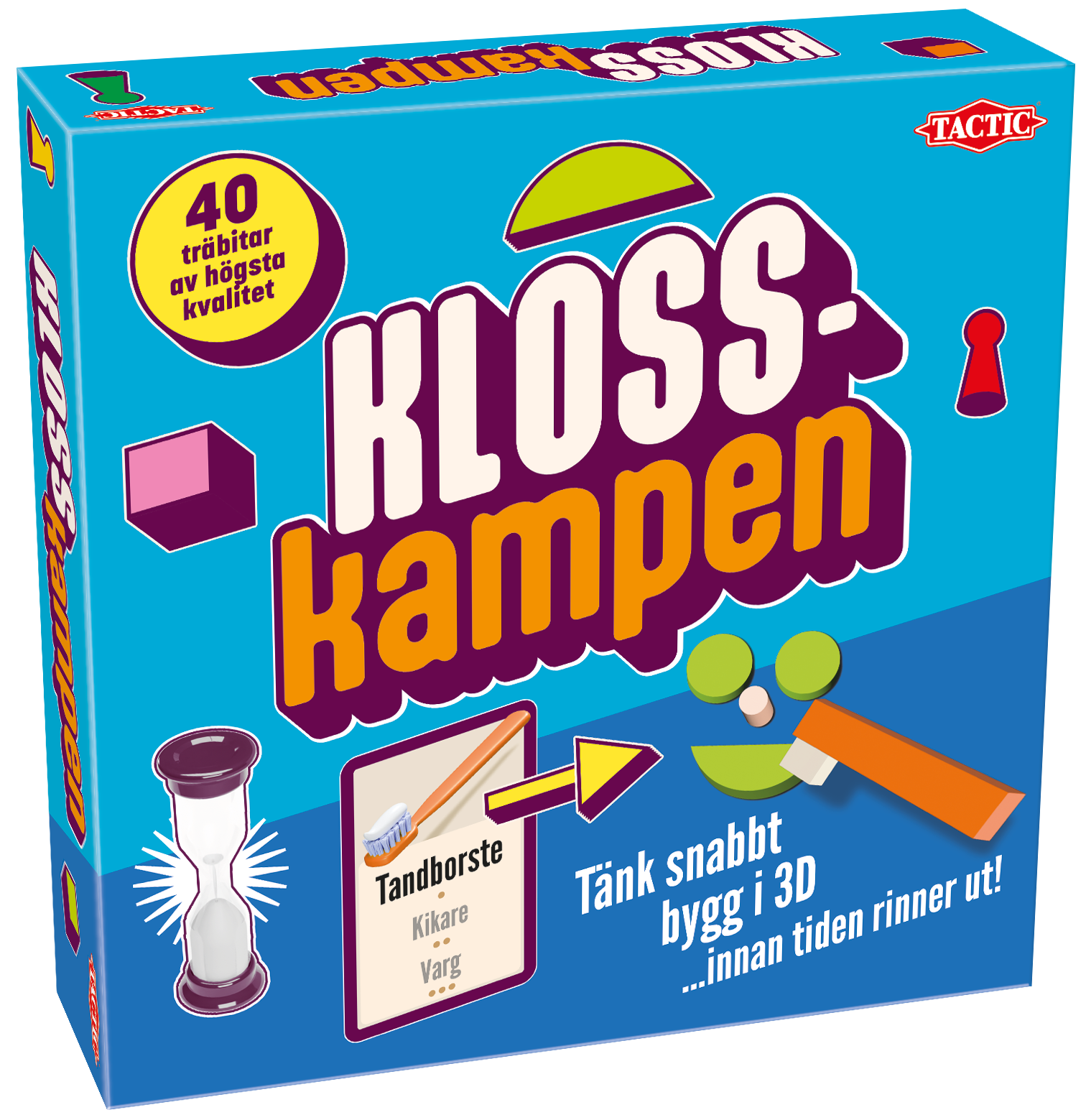 Klosskampen Skapande-spel med träklossar