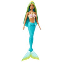 Barbie Mermaid - Blått/Grönt Hår