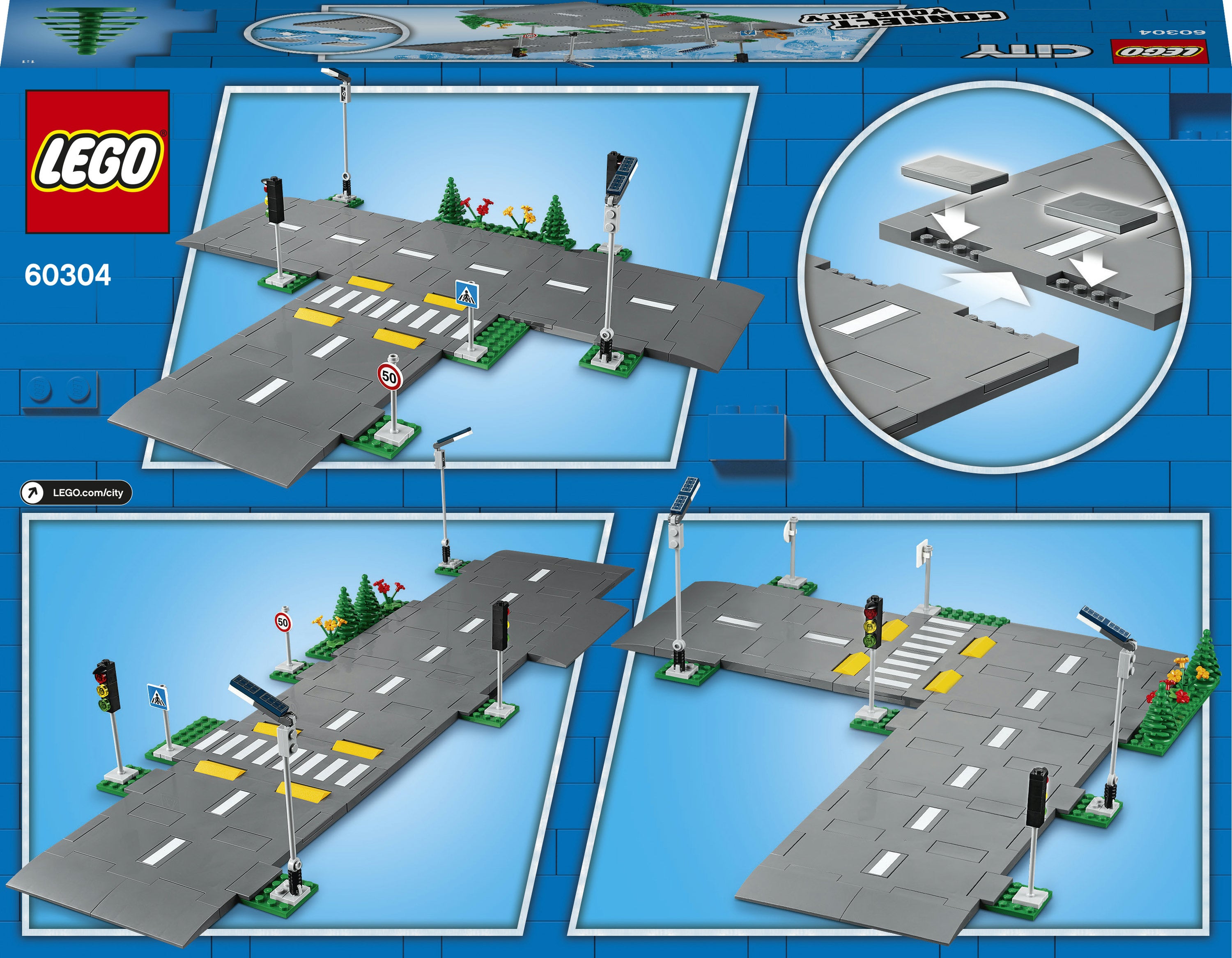 LEGO City Town 60304, Vägplattor