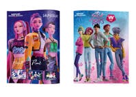 K-Pop Demon Hunters Sticker Album + 2 Blind Bags SE/FI
