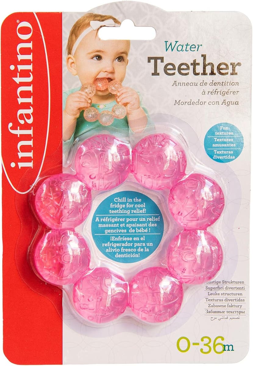 Infantino, Water Teether, Grapefruit